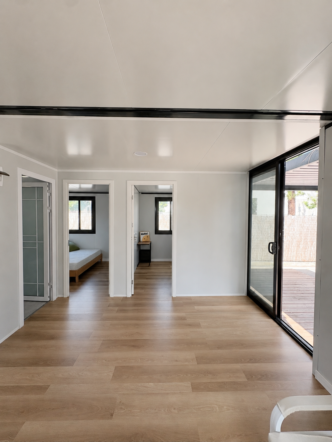 The Mojave open living area