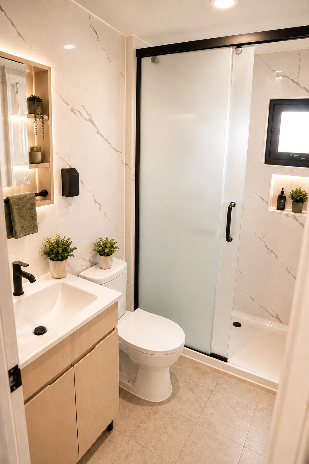 The Mojave bathroom